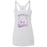 T-Shirts Heather White / X-Small Future Sight Women's Triblend Racerback Tank