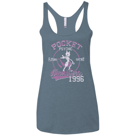 T-Shirts Indigo / X-Small Future Sight Women's Triblend Racerback Tank