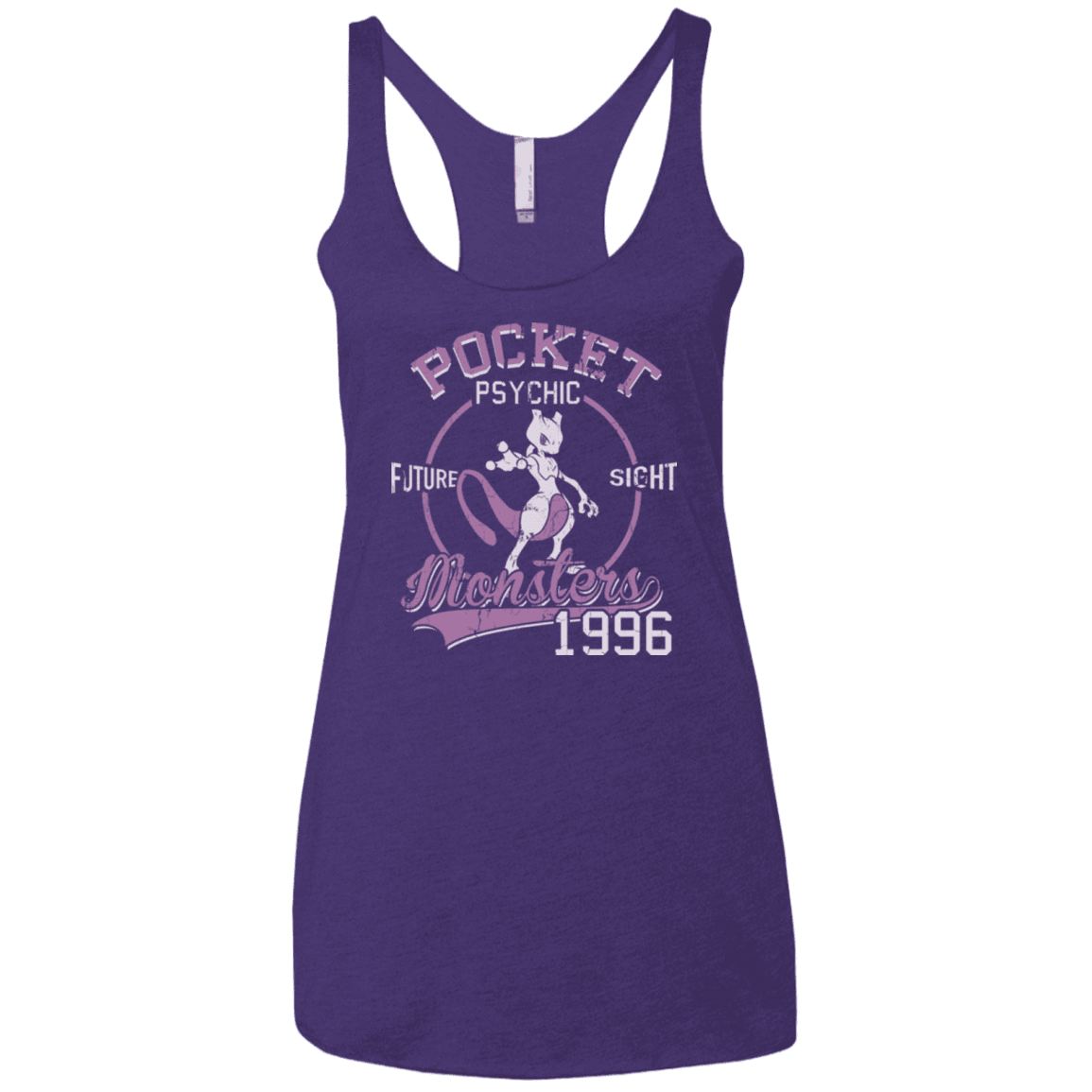 T-Shirts Purple / X-Small Future Sight Women's Triblend Racerback Tank