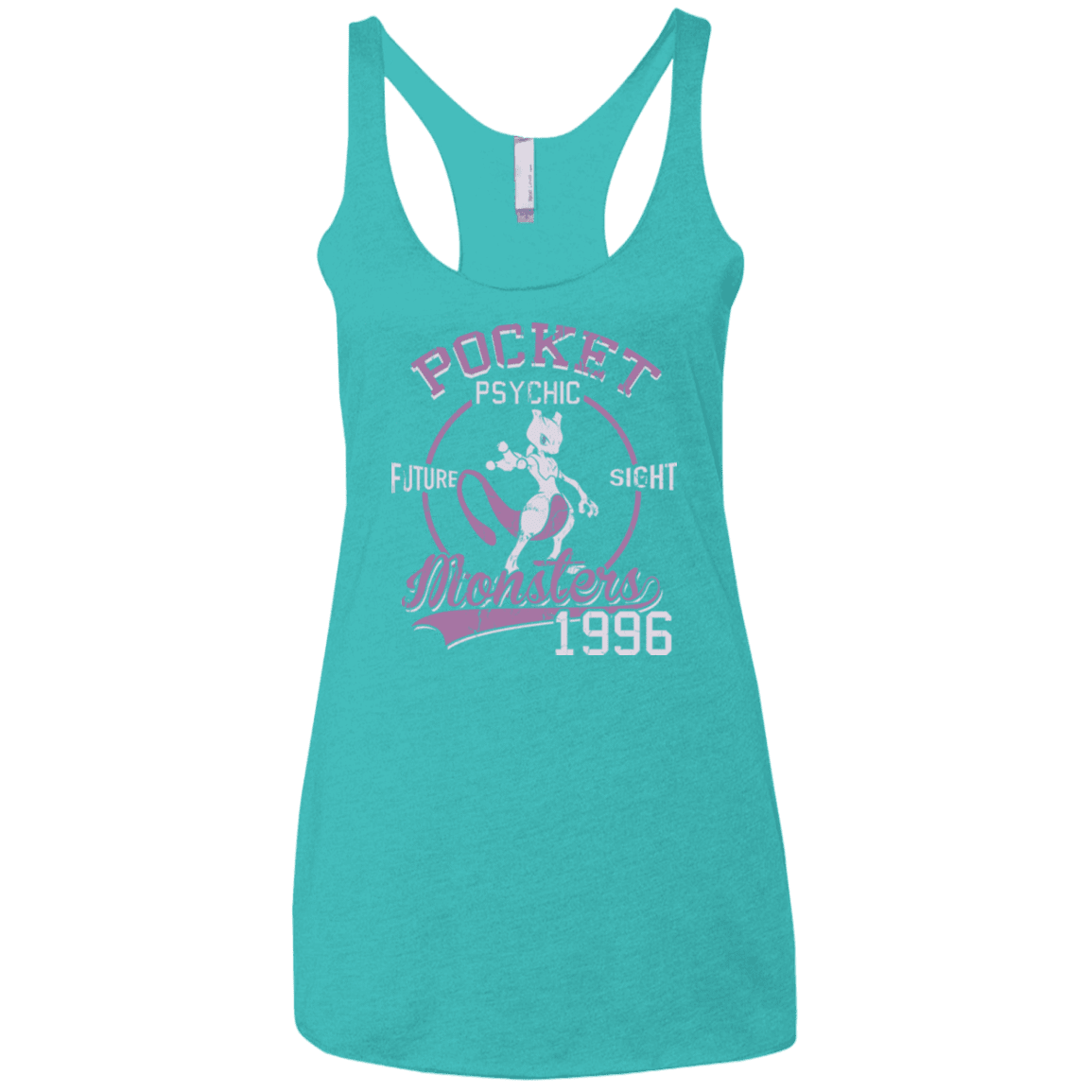T-Shirts Tahiti Blue / X-Small Future Sight Women's Triblend Racerback Tank