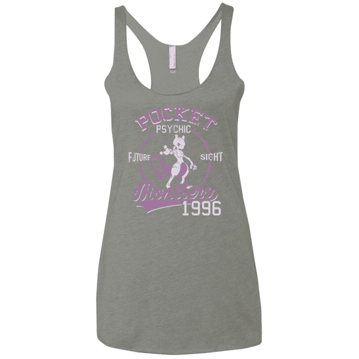 T-Shirts Venetian Grey / X-Small Future Sight Women's Triblend Racerback Tank