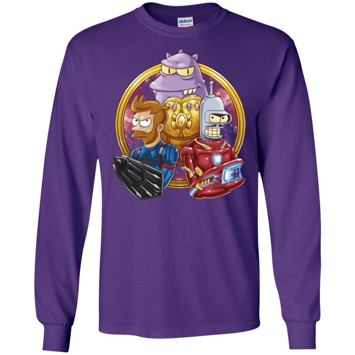 T-Shirts Purple / S Future War Men's Long Sleeve T-Shirt