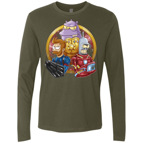 T-Shirts Military Green / S Future War Men's Premium Long Sleeve