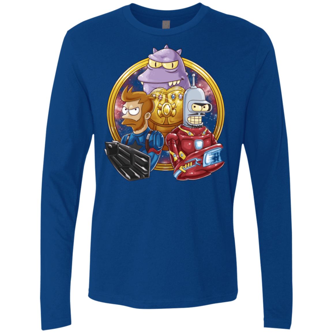 T-Shirts Royal / S Future War Men's Premium Long Sleeve