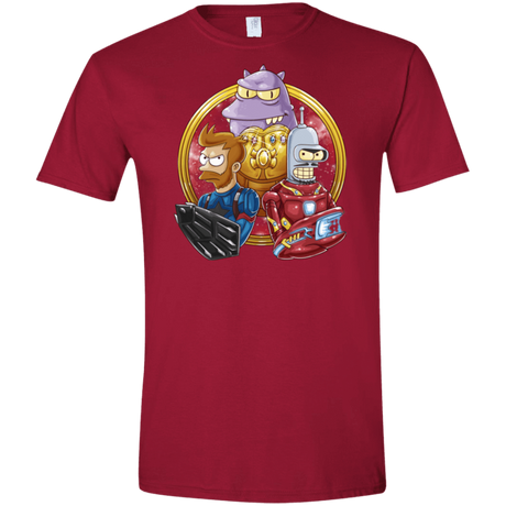 T-Shirts Cardinal Red / S Future War Men's Semi-Fitted Softstyle