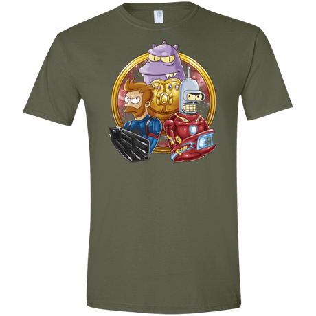 T-Shirts Military Green / S Future War Men's Semi-Fitted Softstyle