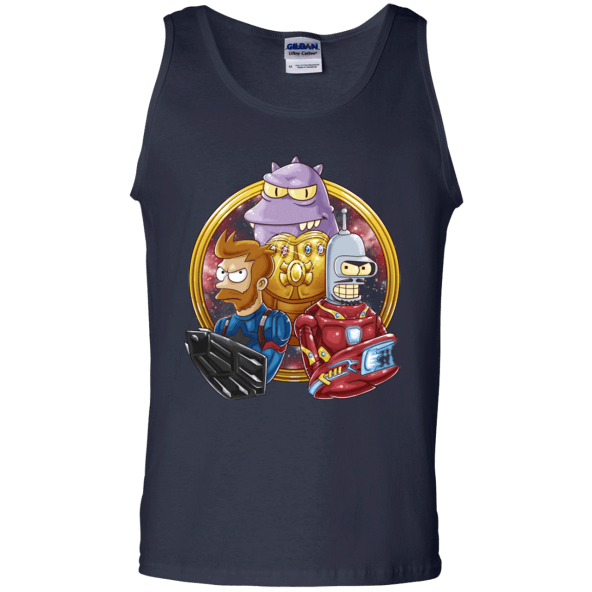 T-Shirts Navy / S Future War Men's Tank Top