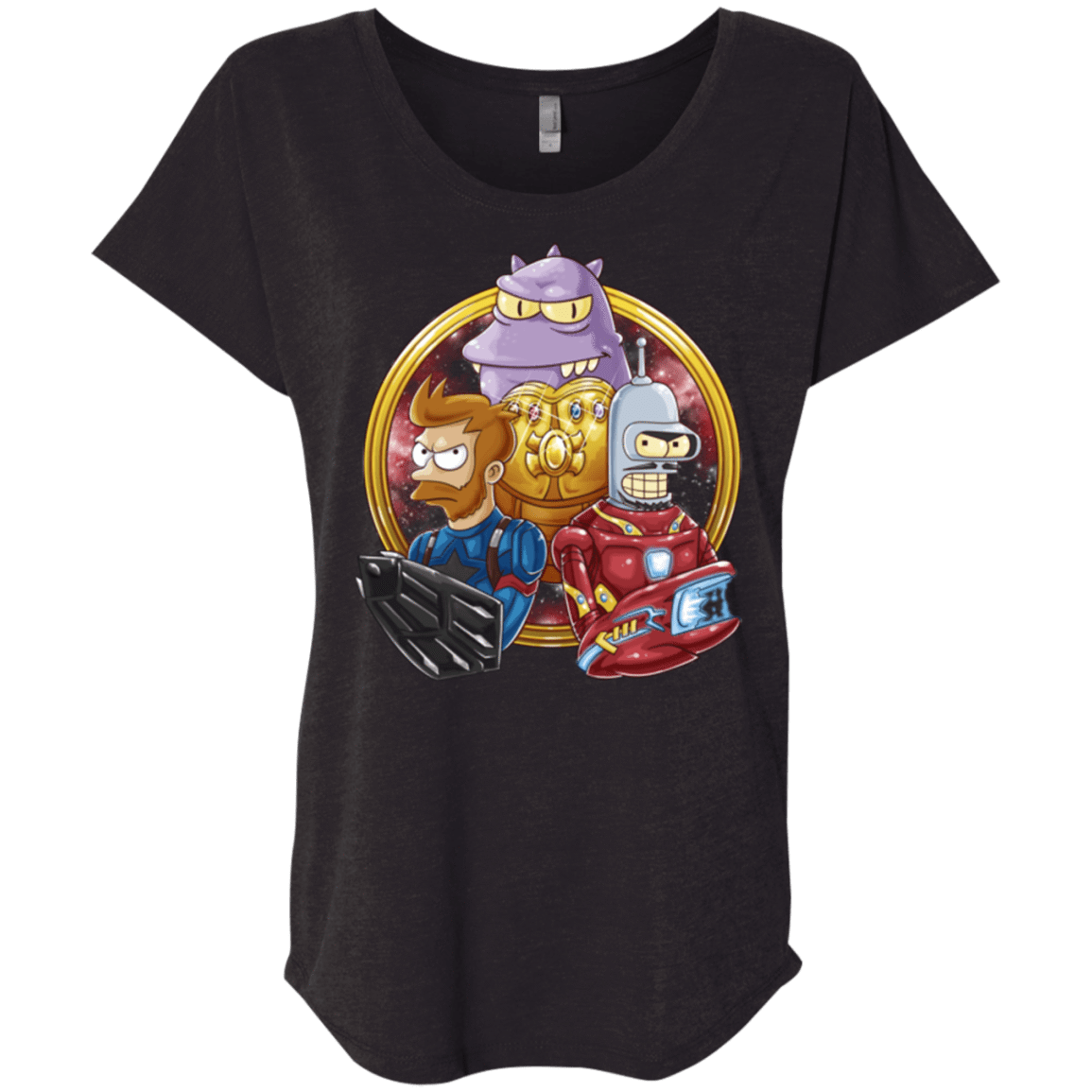 T-Shirts Vintage Black / X-Small Future War Triblend Dolman Sleeve