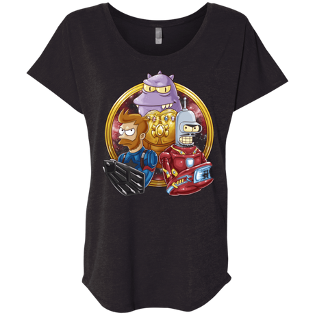 T-Shirts Vintage Black / X-Small Future War Triblend Dolman Sleeve