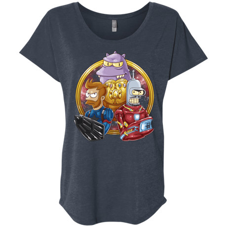 T-Shirts Vintage Navy / X-Small Future War Triblend Dolman Sleeve