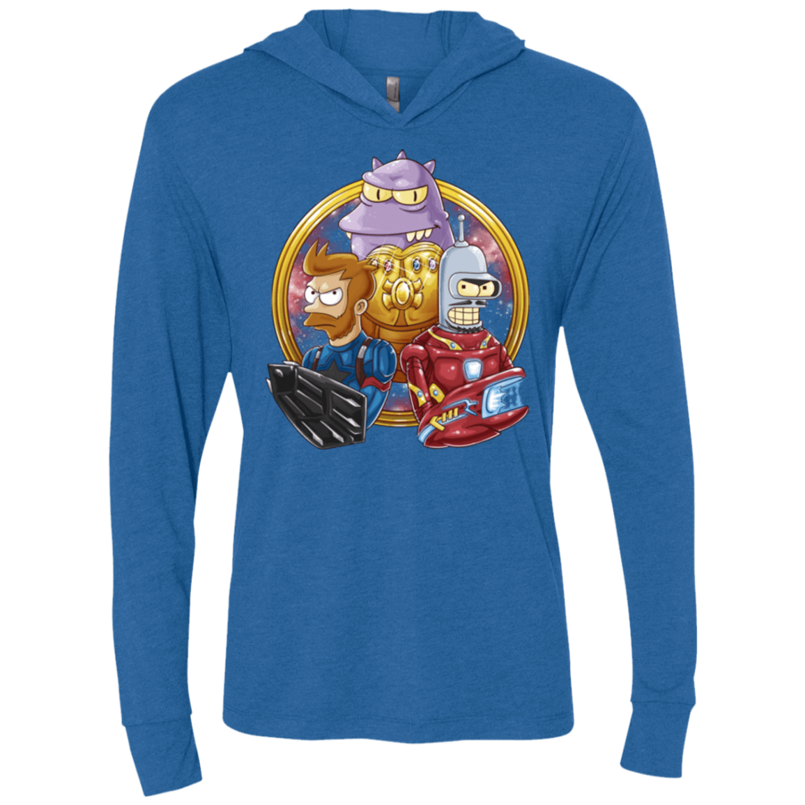 T-Shirts Vintage Royal / X-Small Future War Triblend Long Sleeve Hoodie Tee