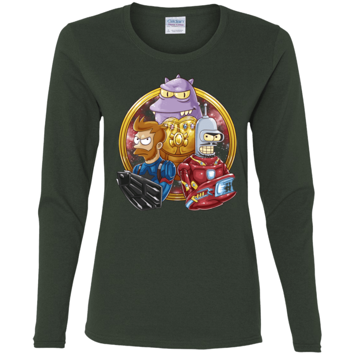 T-Shirts Forest / S Future War Women's Long Sleeve T-Shirt