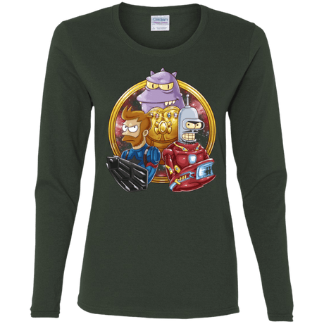 T-Shirts Forest / S Future War Women's Long Sleeve T-Shirt