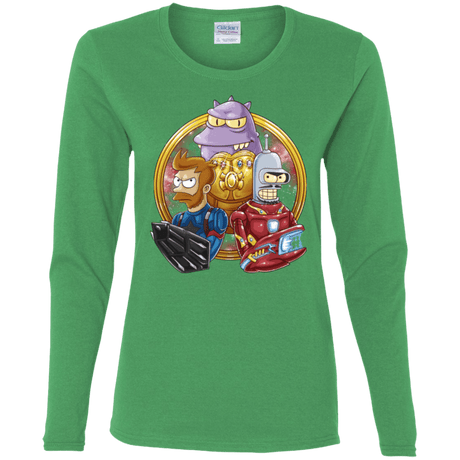 T-Shirts Irish Green / S Future War Women's Long Sleeve T-Shirt