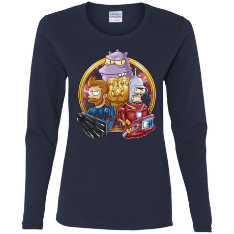 T-Shirts Navy / S Future War Women's Long Sleeve T-Shirt