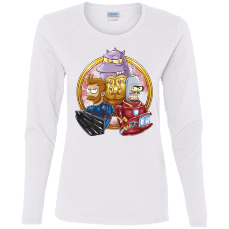 T-Shirts White / S Future War Women's Long Sleeve T-Shirt