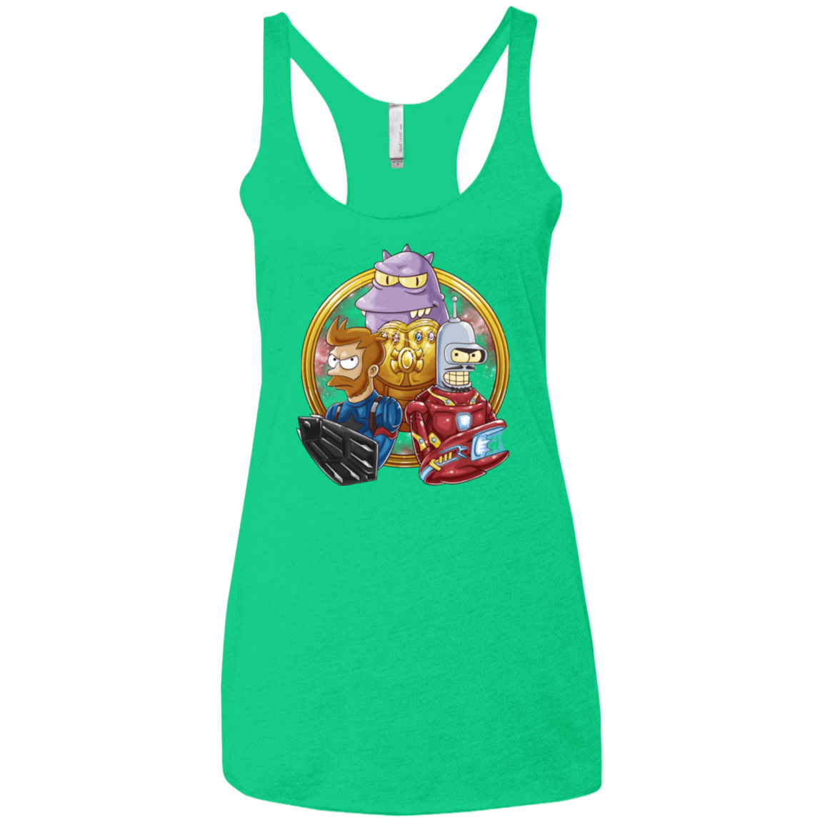 T-Shirts Envy / X-Small Future War Women's Triblend Racerback Tank