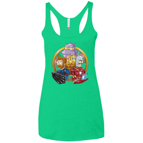 T-Shirts Envy / X-Small Future War Women's Triblend Racerback Tank