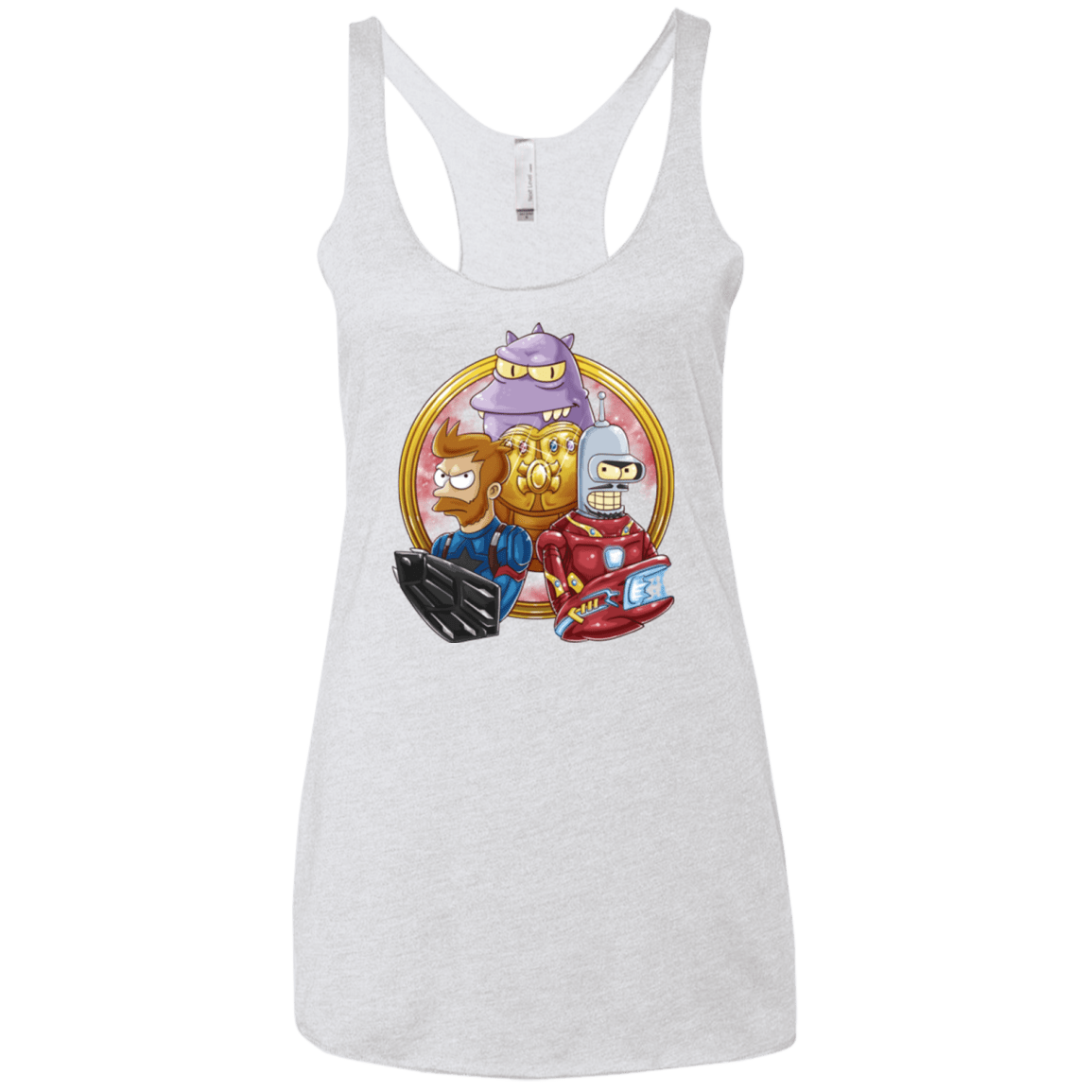 T-Shirts Heather White / X-Small Future War Women's Triblend Racerback Tank