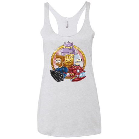 T-Shirts Heather White / X-Small Future War Women's Triblend Racerback Tank