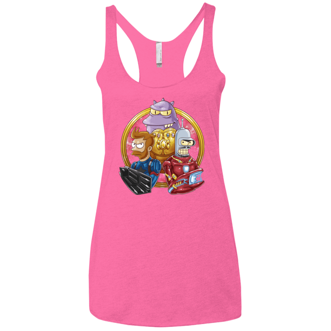 T-Shirts Vintage Pink / X-Small Future War Women's Triblend Racerback Tank