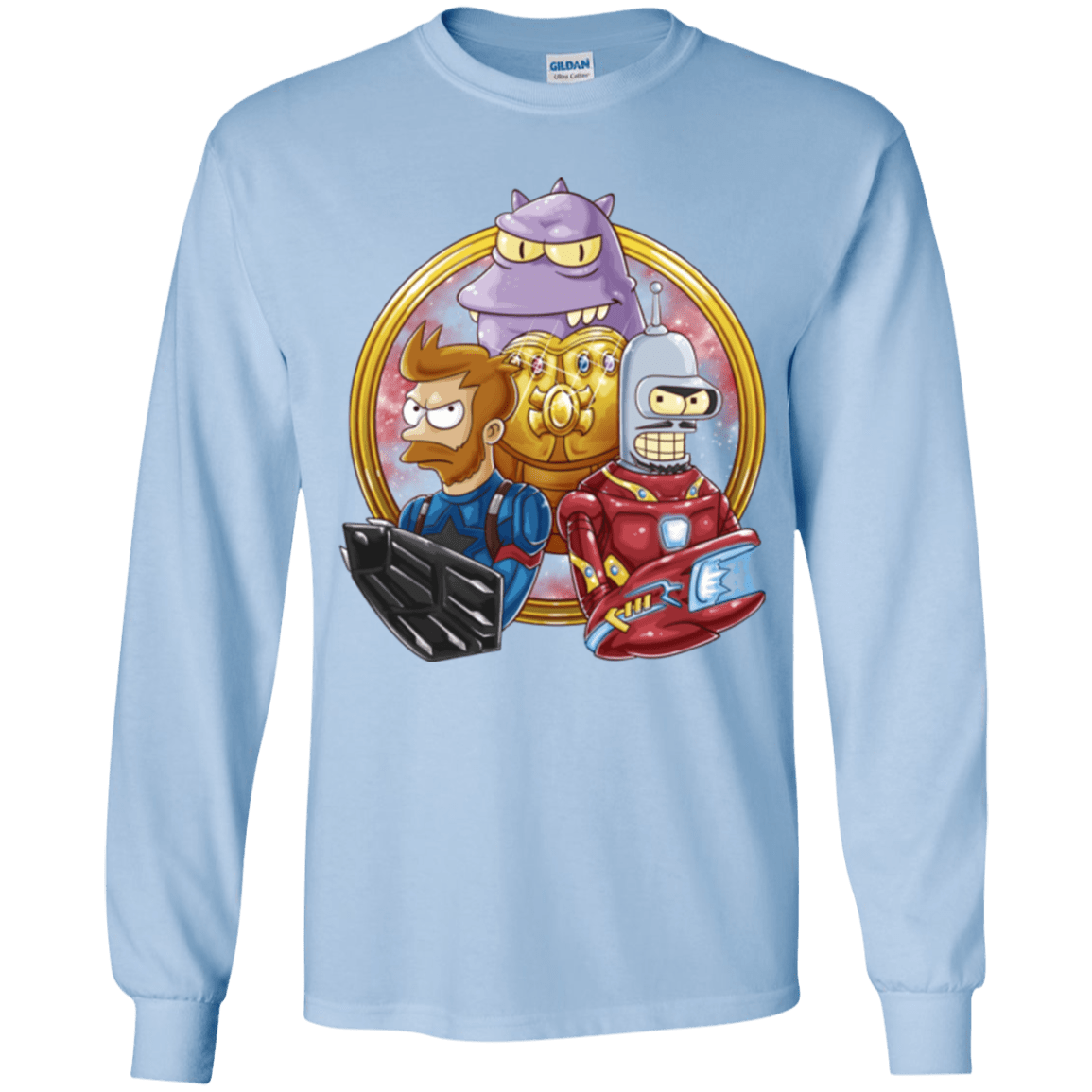 T-Shirts Light Blue / YS Future War Youth Long Sleeve T-Shirt