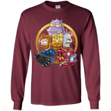 T-Shirts Maroon / YS Future War Youth Long Sleeve T-Shirt
