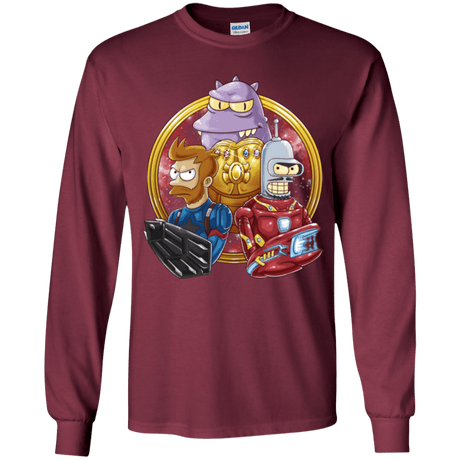 T-Shirts Maroon / YS Future War Youth Long Sleeve T-Shirt