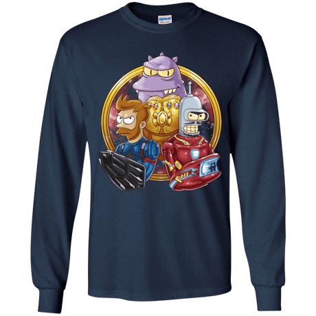 T-Shirts Navy / YS Future War Youth Long Sleeve T-Shirt