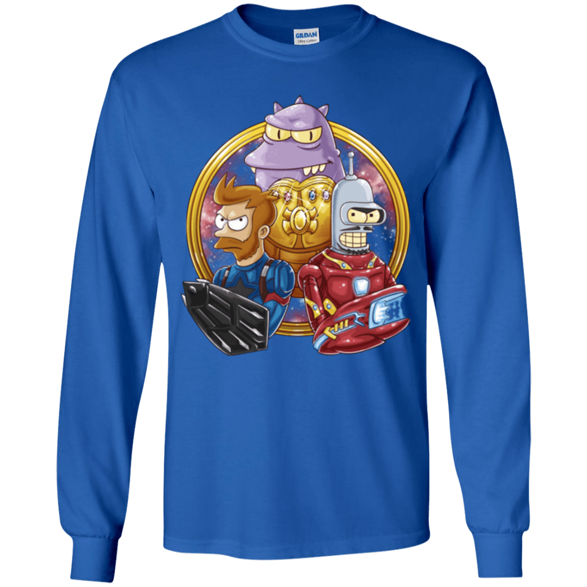 T-Shirts Royal / YS Future War Youth Long Sleeve T-Shirt