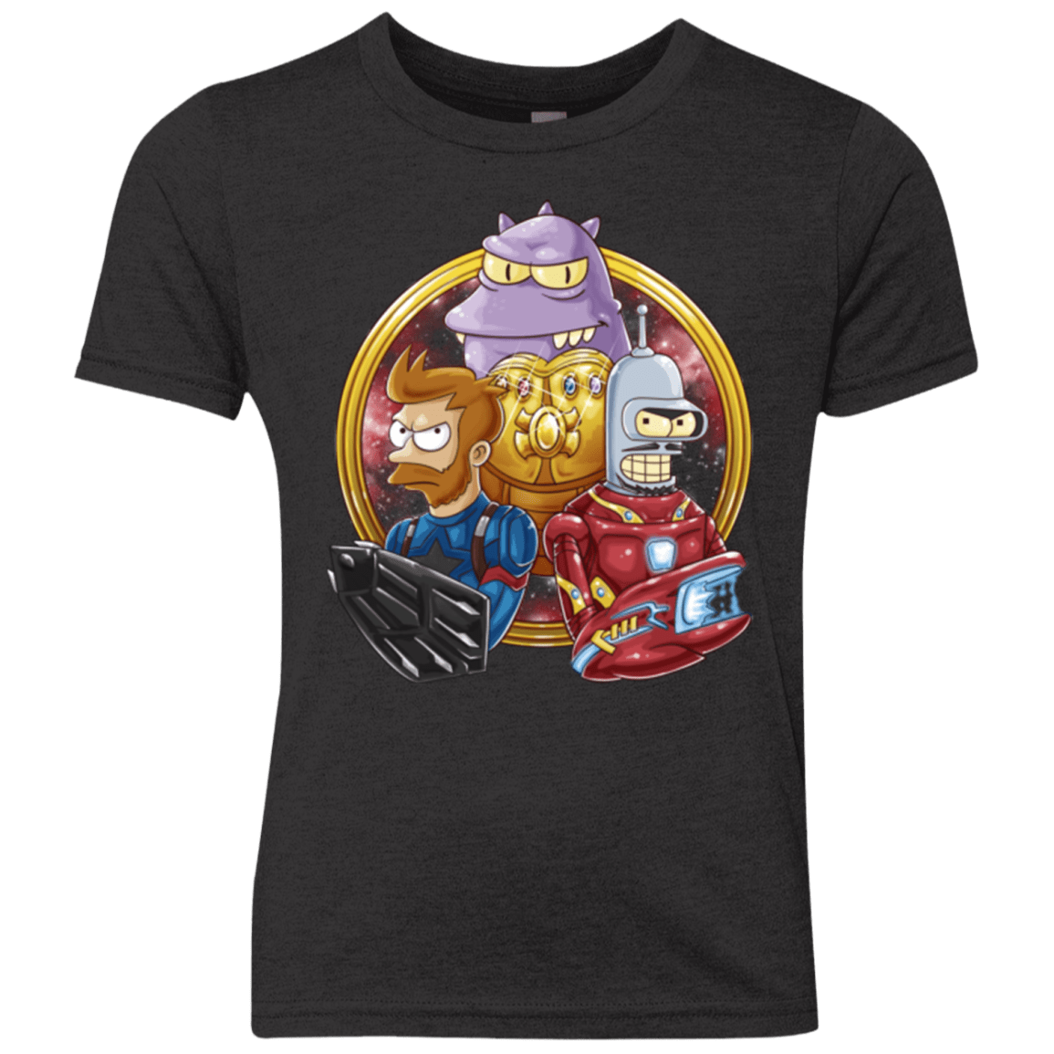 T-Shirts Vintage Black / YXS Future War Youth Triblend T-Shirt