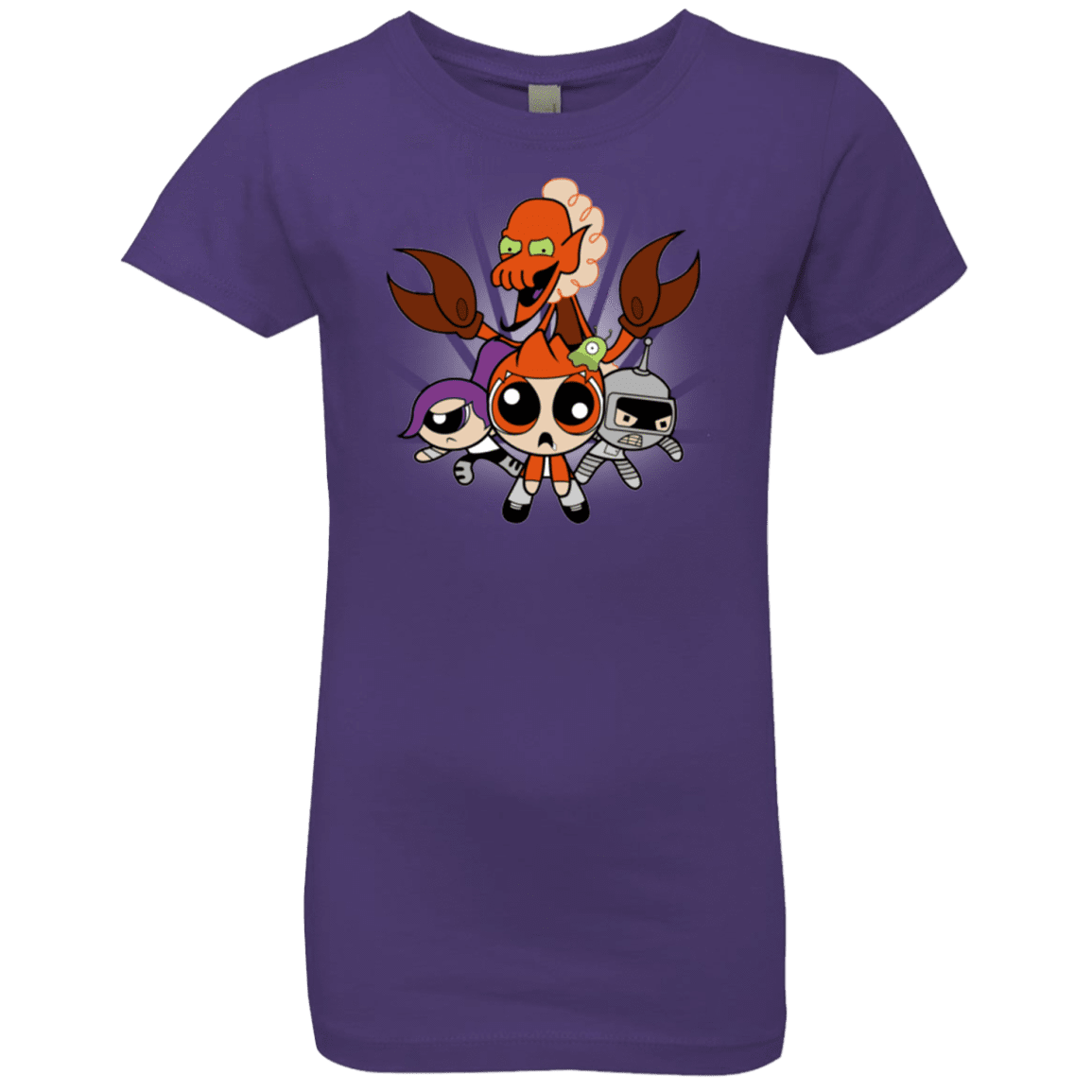 T-Shirts Purple Rush / YXS Futurepuffs Girls Premium T-Shirt