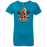T-Shirts Turquoise / YXS Futurepuffs Girls Premium T-Shirt