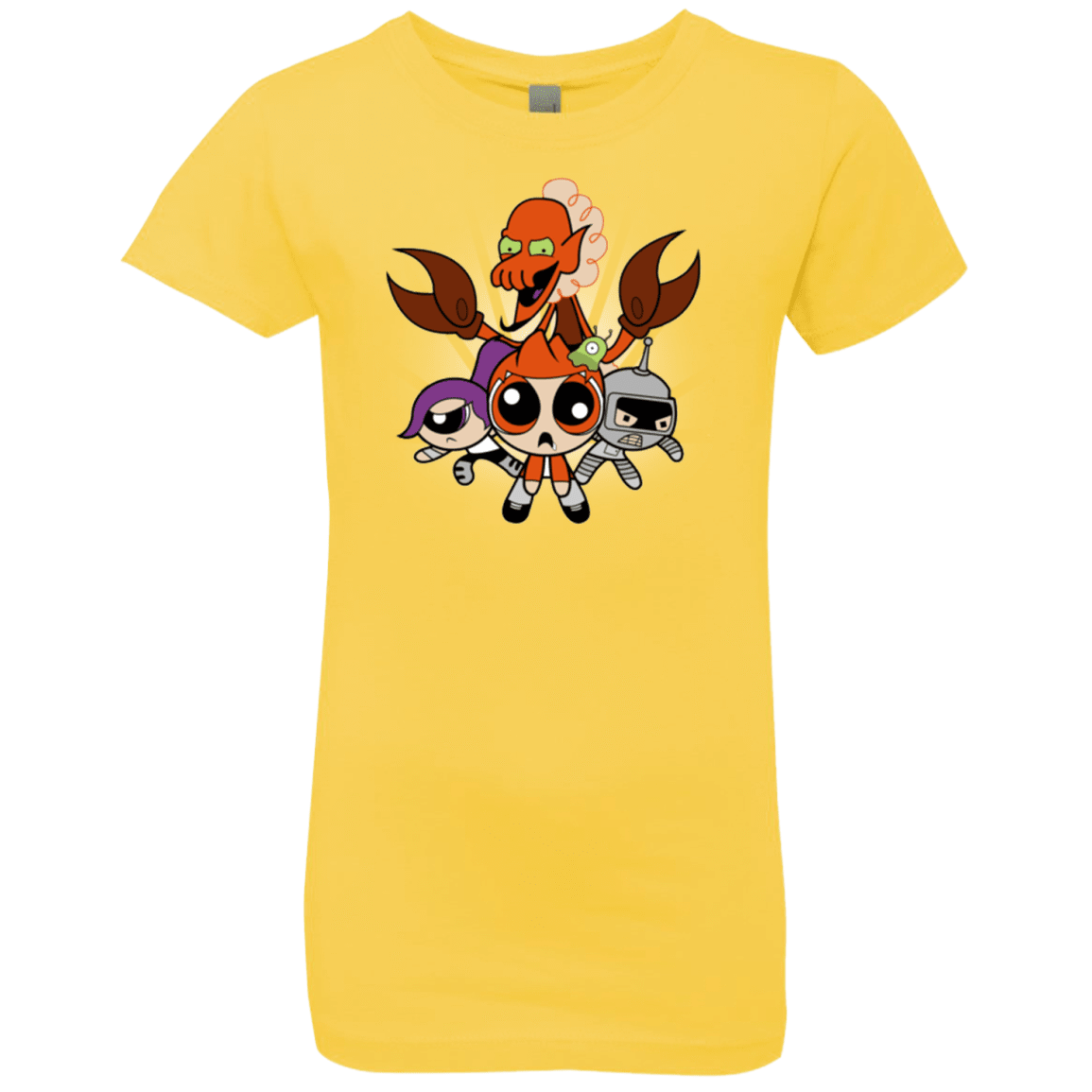 T-Shirts Vibrant Yellow / YXS Futurepuffs Girls Premium T-Shirt