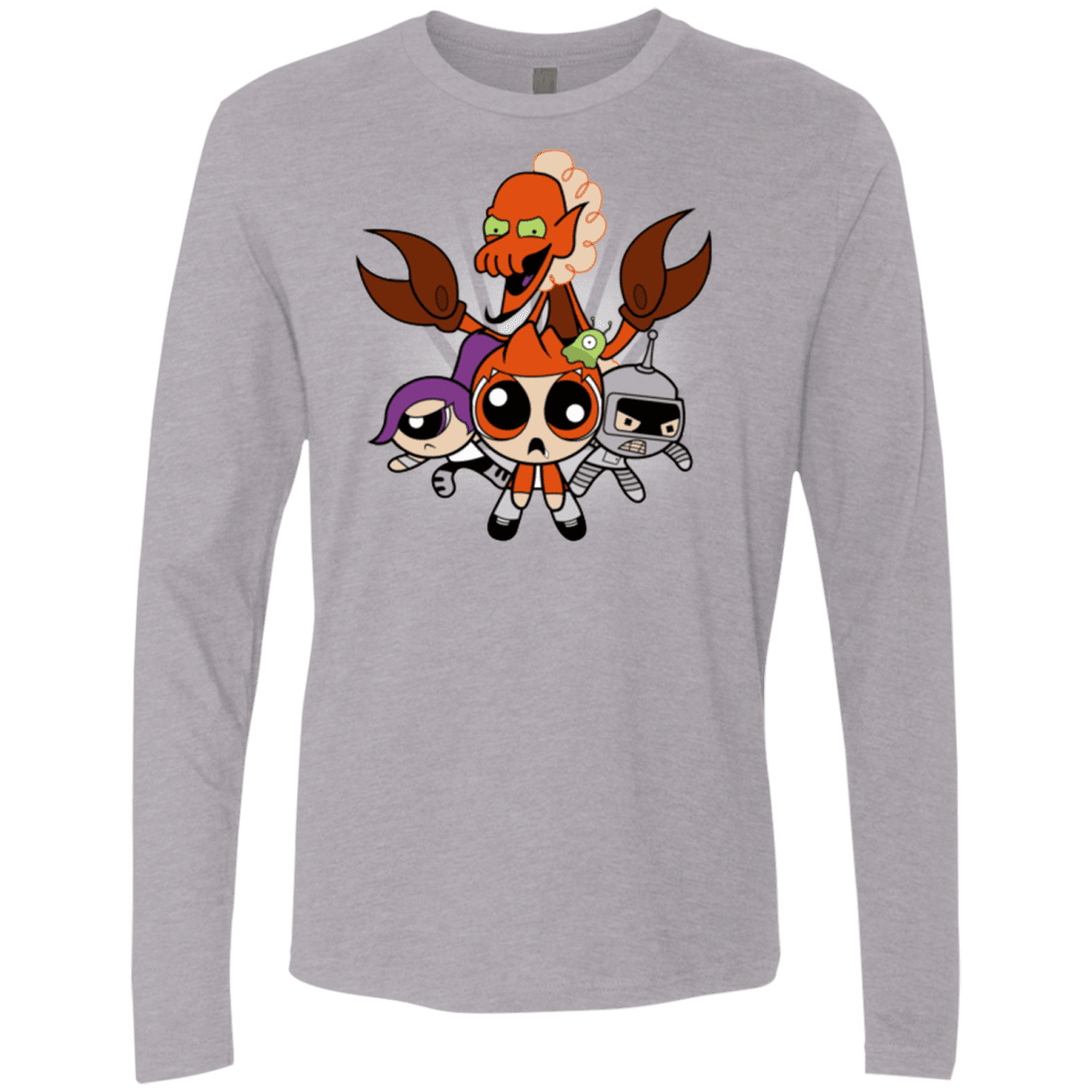 T-Shirts Heather Grey / Small Futurepuffs Men's Premium Long Sleeve