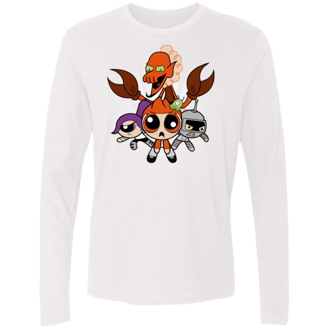 T-Shirts White / Small Futurepuffs Men's Premium Long Sleeve