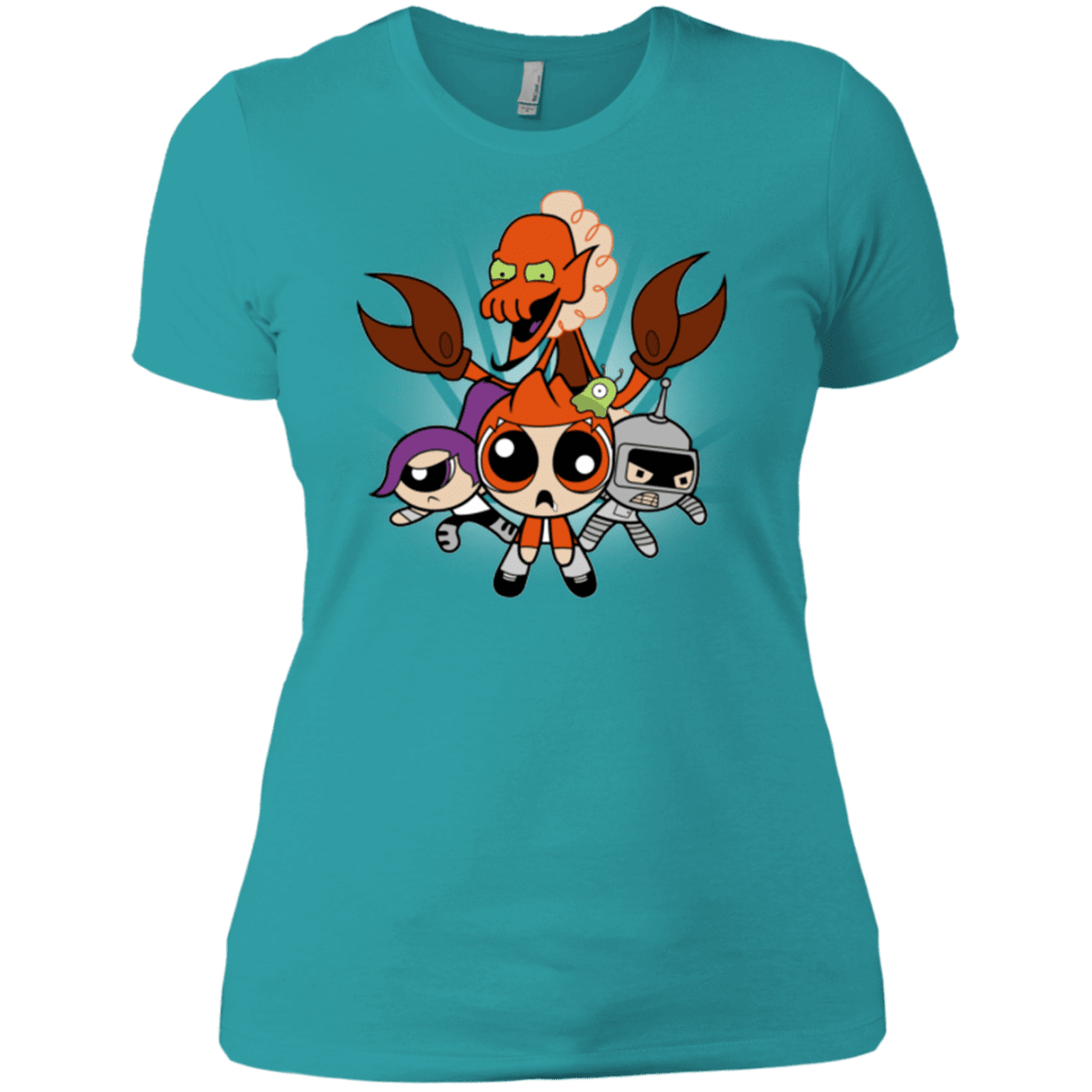 T-Shirts Tahiti Blue / X-Small Futurepuffs Women's Premium T-Shirt