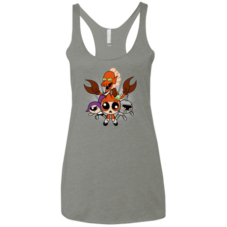 T-Shirts Venetian Grey / X-Small Futurepuffs Women's Triblend Racerback Tank