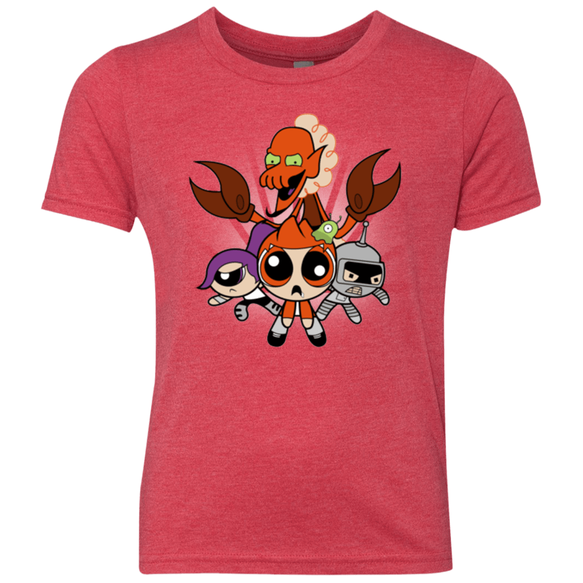 T-Shirts Vintage Red / YXS Futurepuffs Youth Triblend T-Shirt