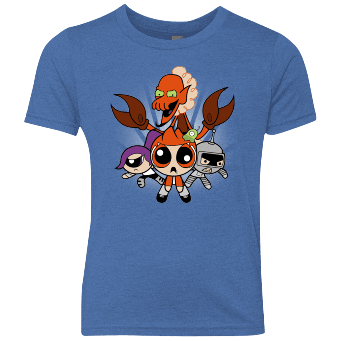 T-Shirts Vintage Royal / YXS Futurepuffs Youth Triblend T-Shirt