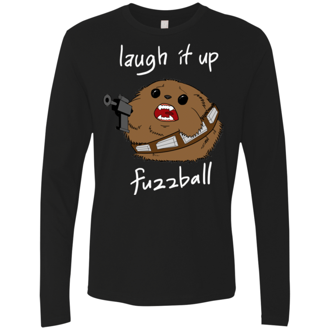 T-Shirts Black / Small Fuzzball Men's Premium Long Sleeve