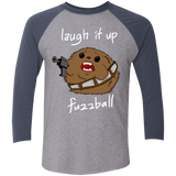 T-Shirts Premium Heather/ Vintage Navy / X-Small Fuzzball Men's Triblend 3/4 Sleeve
