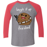 T-Shirts Premium Heather/ Vintage Red / X-Small Fuzzball Men's Triblend 3/4 Sleeve