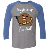 T-Shirts Premium Heather/ Vintage Royal / X-Small Fuzzball Men's Triblend 3/4 Sleeve