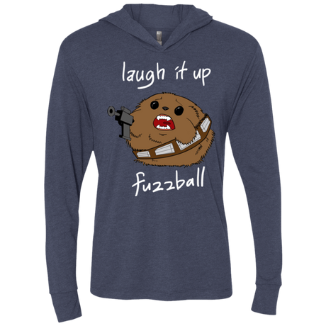 T-Shirts Vintage Navy / X-Small Fuzzball Triblend Long Sleeve Hoodie Tee