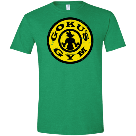 T-Shirts Heather Irish Green / S G's Gym Men's Semi-Fitted Softstyle