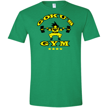 T-Shirts Heather Irish Green / S G's Gym version 2 Men's Semi-Fitted Softstyle