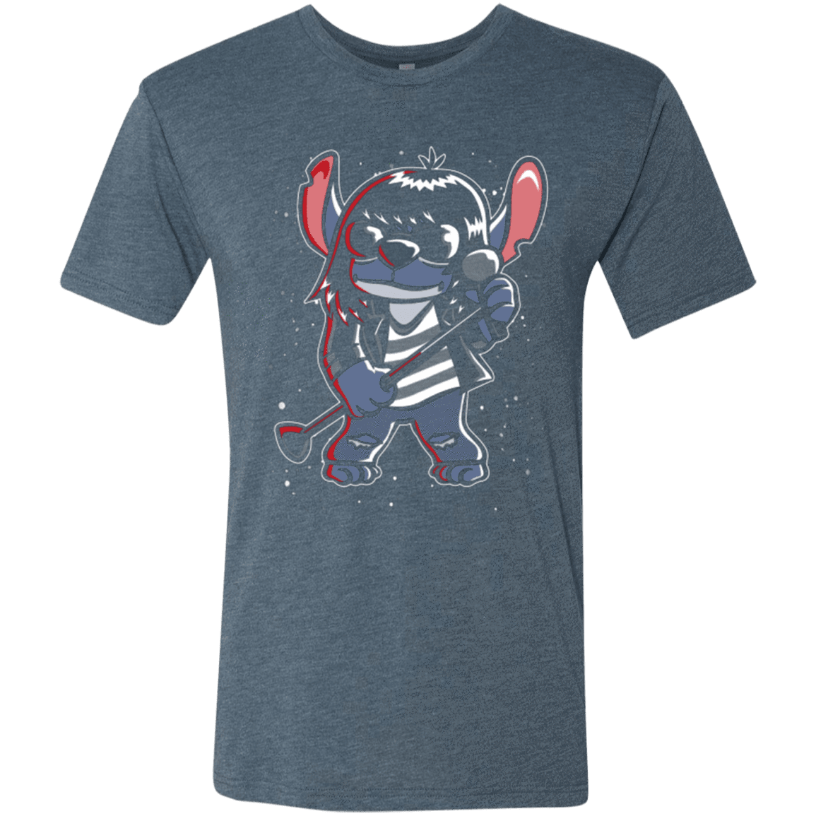 T-Shirts Indigo / Small Gabba Gabba Space Layers Men's Triblend T-Shirt