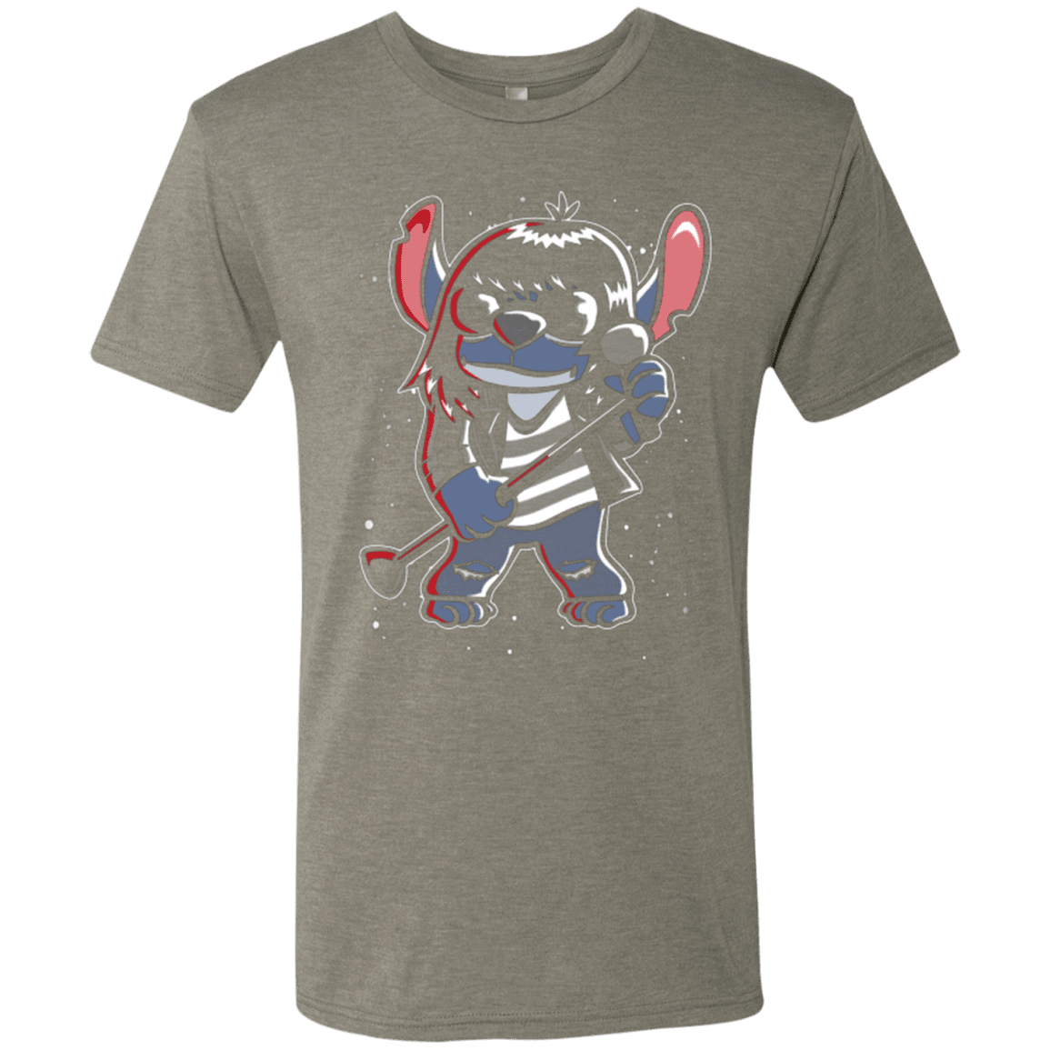 T-Shirts Venetian Grey / Small Gabba Gabba Space Layers Men's Triblend T-Shirt