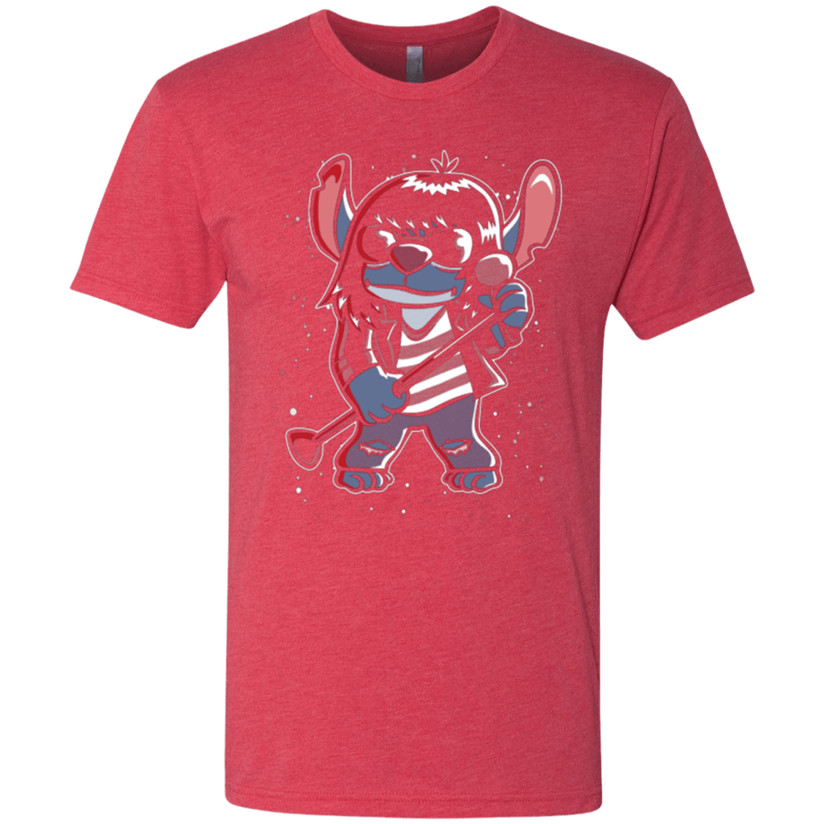 T-Shirts Vintage Red / Small Gabba Gabba Space Layers Men's Triblend T-Shirt